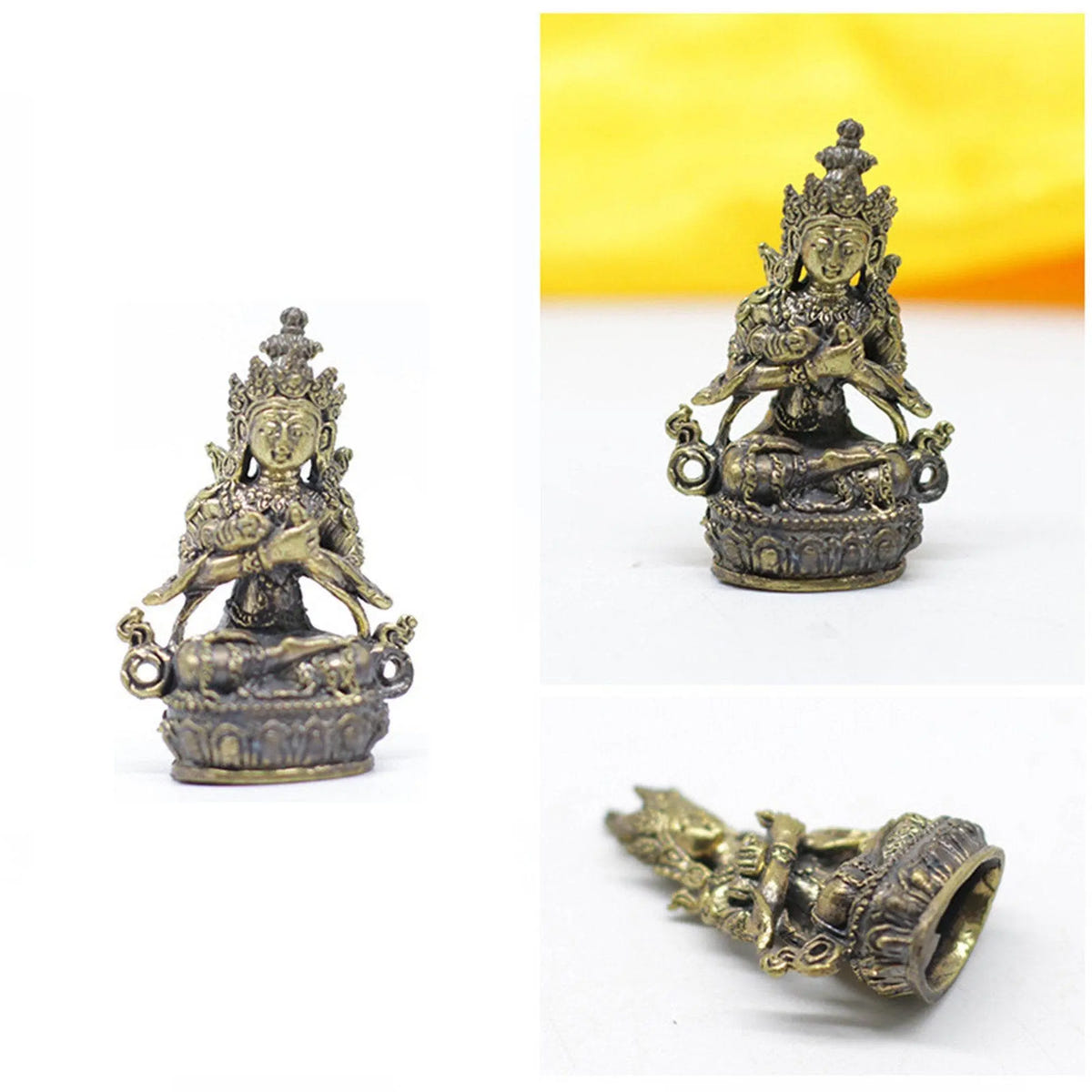 Vajrapani-Buddha of Strength - Tibetan Buddhist vajra, front view