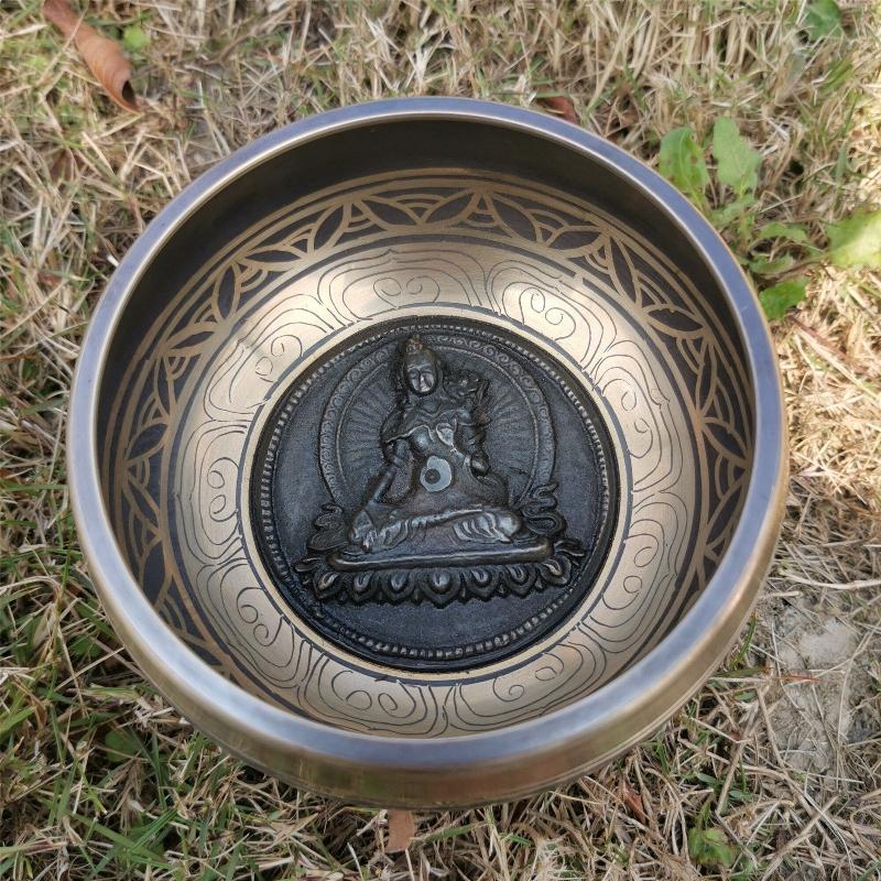 Green Tara Singing Bowl