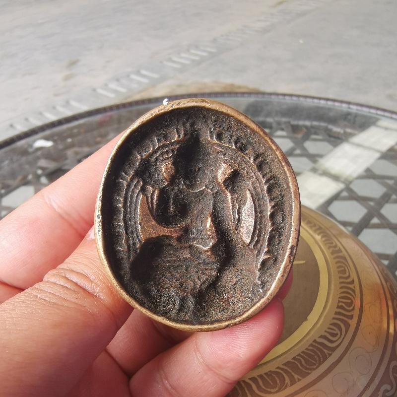 Gandhanra Old Tibetan TsaTsa Mold,Amitayus,Amitabha,Amitayus