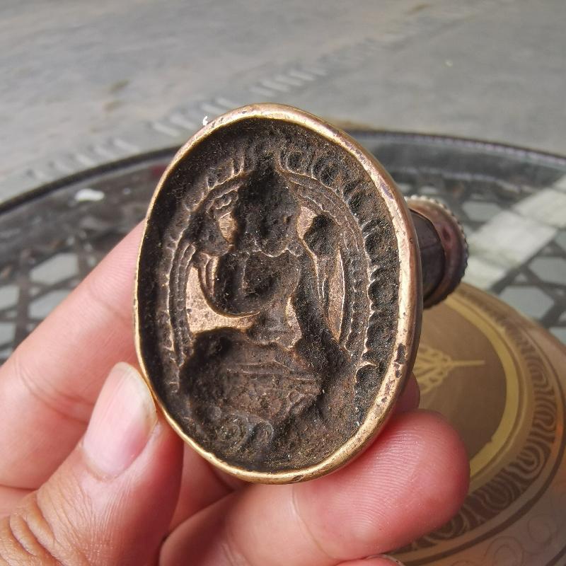 Gandhanra Old Tibetan TsaTsa Mold,Amitayus,Amitabha,Amitayus