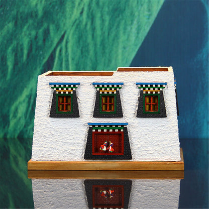 Gandhanra Handmade Tissue Box Holder,Tibetan Architecture,Potala Palace Style ,Tibetan Ethnic Crafts For Home Decor