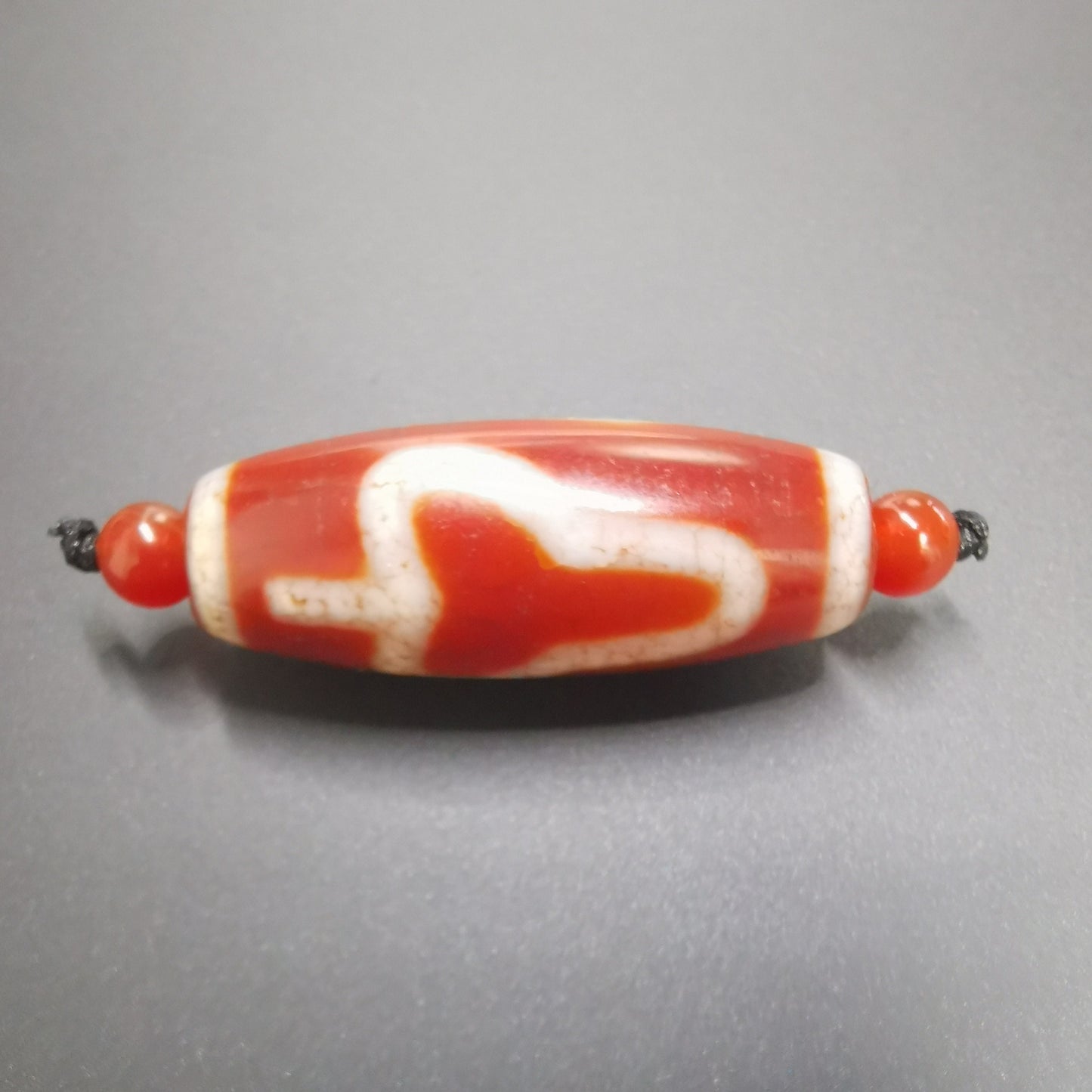 Fire Agate Bodhi Bead,30 Years Old