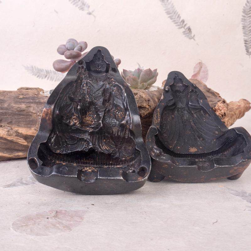 Old Padmasambhava Tsa Tsa Mold - Tibetan tsa tsa mold, view 7