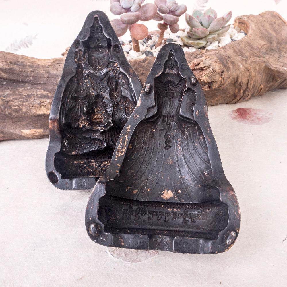 Old Padmasambhava Tsa Tsa Mold - Tibetan tsa tsa mold, view 6