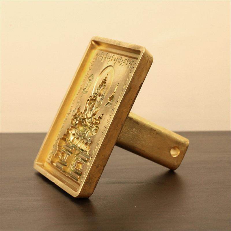 Shakyamuni Tsa Tsa Mold - Tibetan tsa tsa mold, view 4