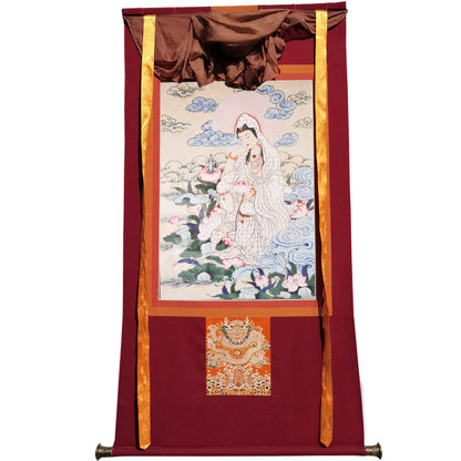 Gandhanra Woodblock Thangka Art,Avalokitesvara,Kuanyin,Padmapani
