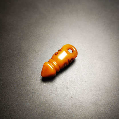 Amulet,Yak Bone Phurba Pendant 1.22" - Tibetan Buddhist amulet, view 4