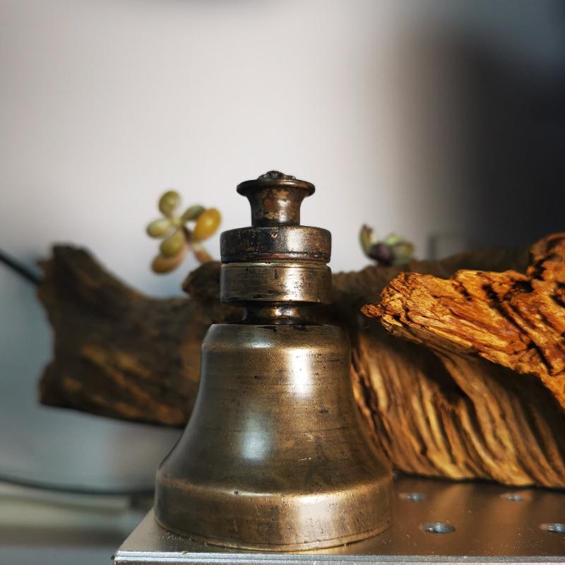 Gandhanra Acient Tibetan Inkwell,Mini Copper Jar with Lid,Ink pot,Ink  Bottle, 100 years old