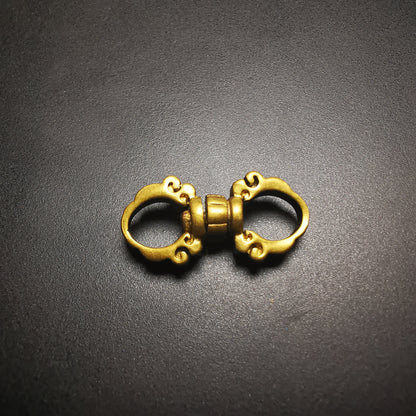 Gandhanra Handmade Mala Hanging Ring,Keychain Ring,Prayer Beads Accessories,Made of Brass