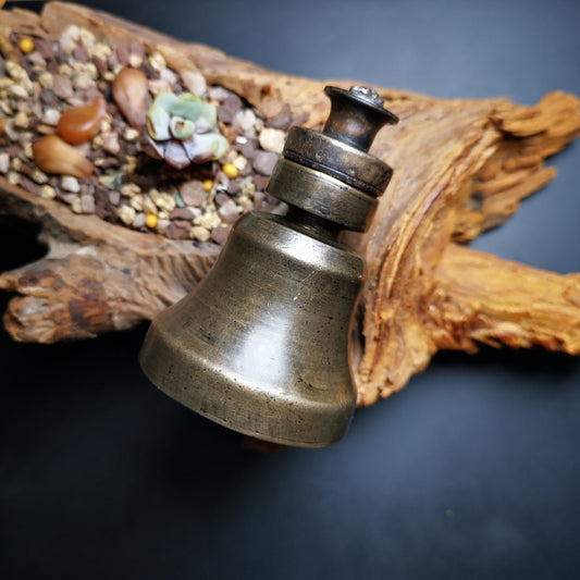 Gandhanra Acient Tibetan Inkwell,Mini Copper Jar with Lid,Ink pot,Ink  Bottle, 100 years old