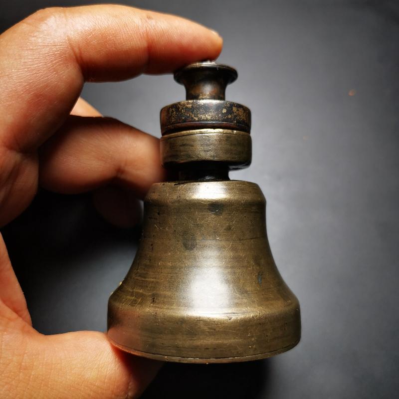 Gandhanra Acient Tibetan Inkwell,Mini Copper Jar with Lid,Ink pot,Ink  Bottle, 100 years old