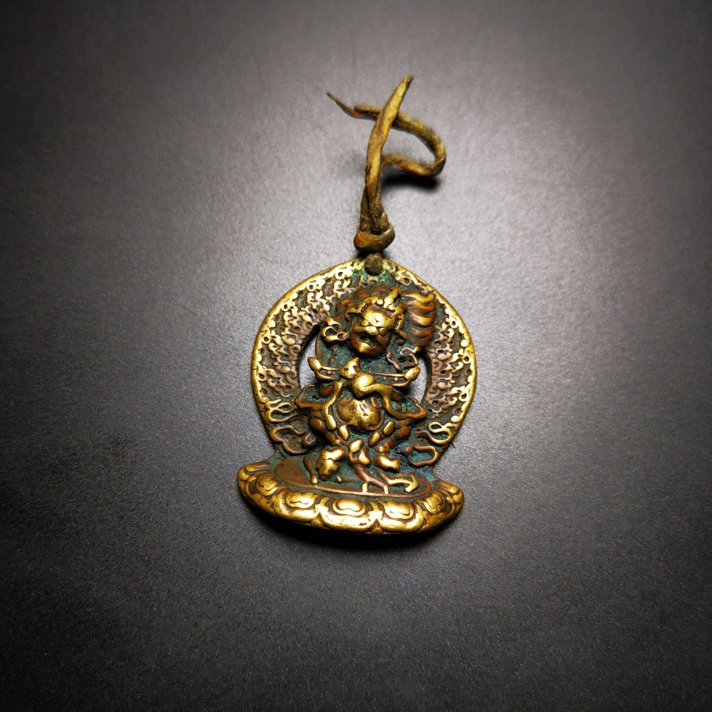 Gandhanra Antique Tibetan Buddhism Amulet Pendant,Kurukulla, ,Mother Buddha Kuru,80 Years Old